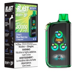 [dpv1426b-fd] Federal *EXCISED* Disposable Vape Drip'n Envi Fasta Blast 30K Sour Series Blue Razz Ice (Sour) Box of 5