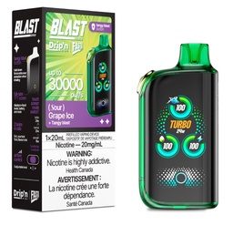 [dpv1428b-fd] Federal *EXCISED* Disposable Vape Drip'n Envi Fasta Blast 30K Sour Series Grape Ice (Sour) Box of 5