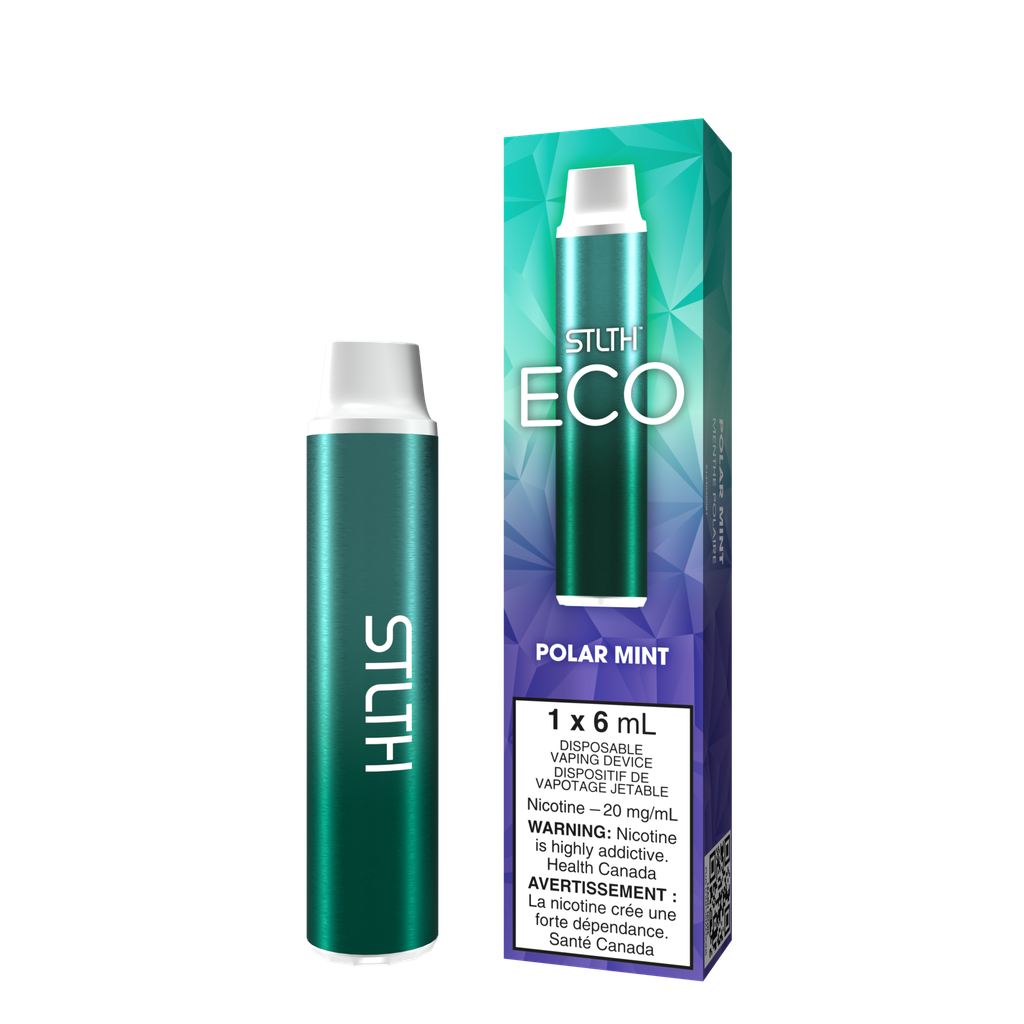 Manitoba *EXCISED* Disposable Vape STLTH ECO Polar Mint Box of 6